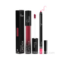 Custom Logo Waterproof Matte Lipstick Lip Liner Set